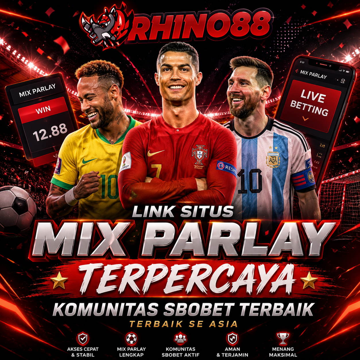 Rhino88 Link Situs Mix Parlay Terpercaya Komunitas Sbobet Terbaik